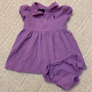 Ralph Lauren Purple Polo Dress w/ Bloomers